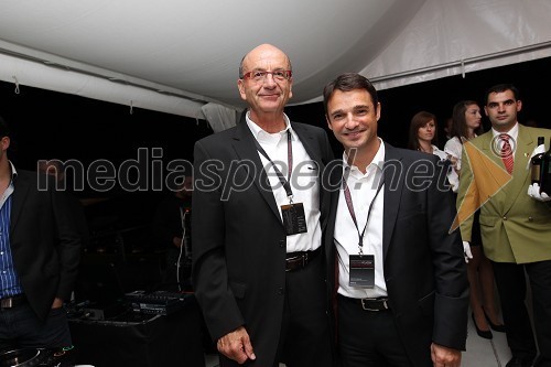 Heinz Slesak, generalni direktor Porsche Slovenija d.o.o. in Danilo Ferjančič, generalni direktor Porsche Slovenija d.o.o.