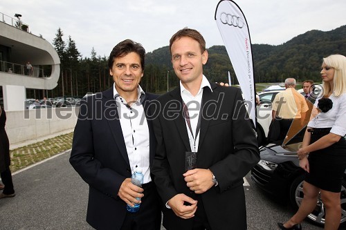 ... in Franci Bolta, direktor znamke Audi pri podjetju Porsche Slovenija d.o.o.