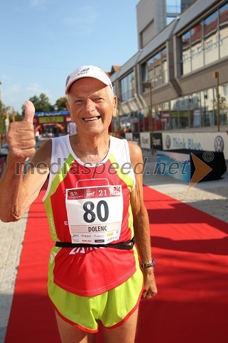 Polde Dolenc, najstarejši maratonec (80) 
Brezplačna fotografija na facebooku
