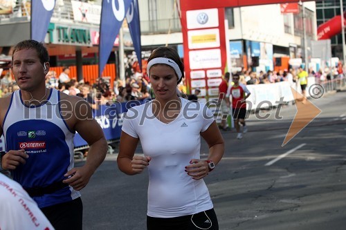 2. Eko maraton Maribor, tekaški maraton, tekači