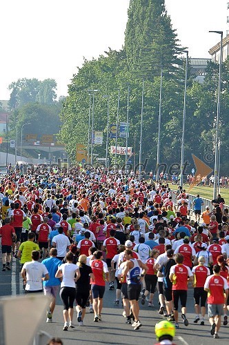 2. Eko maraton Maribor, tekaški maraton, tekači