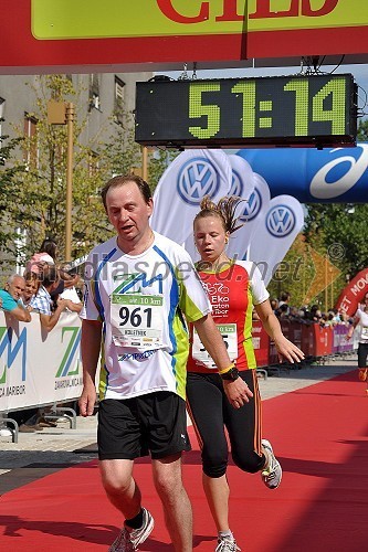 2. Eko maraton Maribor, tekaški maraton, tekači