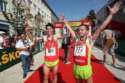 Klemen Triler (186) in Sandi Novak (172) Brezplačna fotografija na facebooku