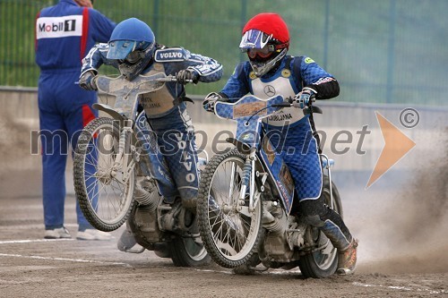 Ivan Vargek (SK Unia Goričan) in Matija Duh (AMD Krško)