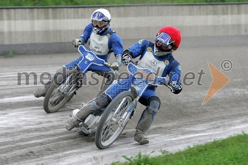 Matic Voldrih (AMTK Ljubljana) in Matija Duh (AMD Krško)