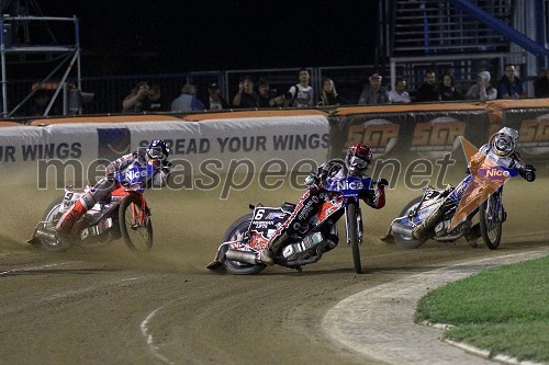 Andreas Jonsson (Švedska), Chris Harris (Velika Britanija), Jaroslaw Hampel (Poljska)