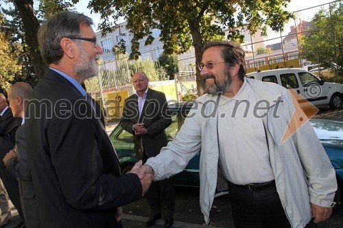 Prof. dr. Ivan Rozman, nekdanji rektor Univerze v Mariboru in dr. Jože Koprivnikar, Univerza v Mariboru
