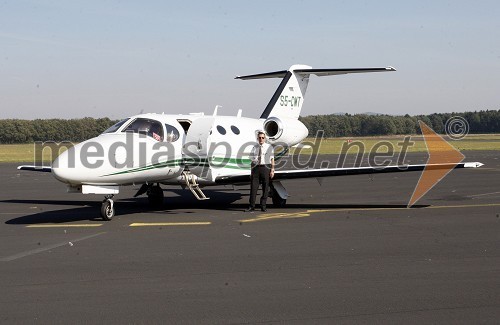 Cessna citation mustang C 510, letalo Golden Air-a