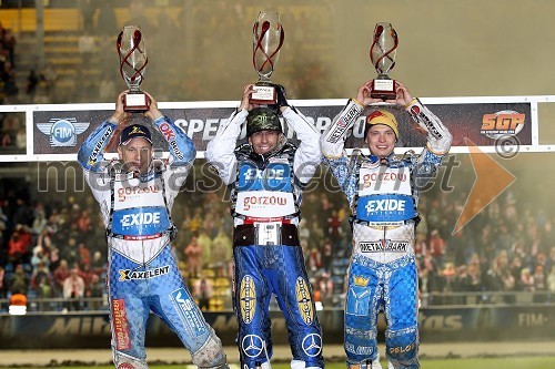 Nicki Pedersen, Danska, Greg Hancock, ZDA, Emil Sayfutdinov, Rusija