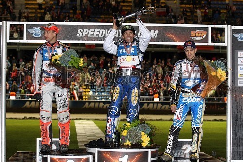 Andreas Jonsson, Švedska, Greg Hancock, ZDA in Jaroslaw Hampel, Poljska