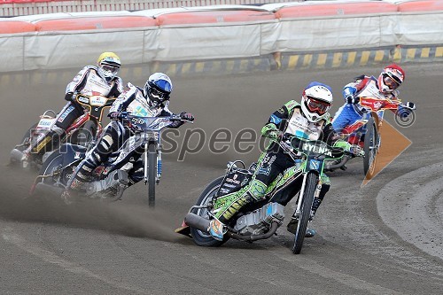 Maciej Janowski, Poljska, Simon Gustafsson, Švedska, Aleksandr Loktajew, Ukrajina in Wadim Tarasenko, Rusija