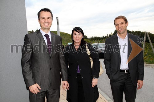 Andrej Pust, direktor hotela Habakuk, Katja Vampl, vodja prodaje Terme Maribor in Jure Bojnec, direktor Košakov TMI