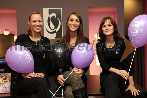 Patricija Prodnik, Amela Zeković in Tjaša Ivanjčič