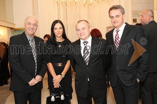 	Janez Ujčič, podžupan MOM, Astrid Bah, podžupanja MOM, Franc Kangler, župan MOM in Tomaž Kancler, podžupan MOM