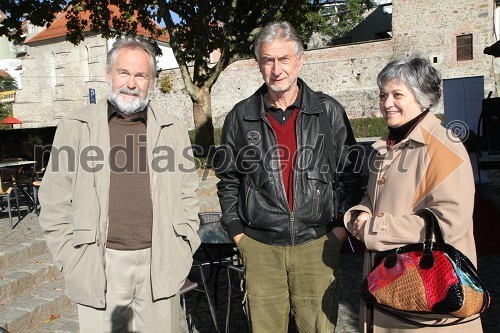 Janko Avsenak, Edvard Holnthaner, skladatelj in Božena Ojsteršek, režiserka