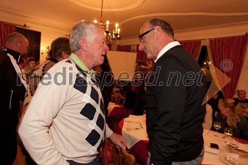 Tone Vogrinec in Heinz Slesak, generalni direktor Porsche Slovenija d.o.o.