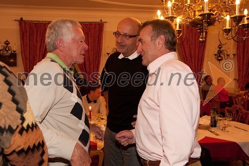 Tone Vogrinec, Heinz Slesak, generalni direktor Porsche Slovenija d.o.o. in Gerry Jekl