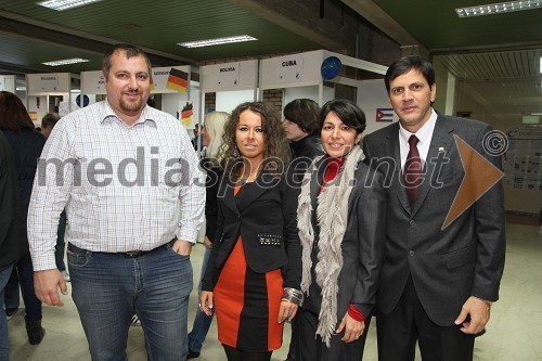 ..., mag. Sanja Kocijan, mednarodna pisarna EPF Maribor, prof. dr. Maiky Diaz Perez, University in Havana in Juan Carlos Marsan Aguilera, Kubanski ambasador