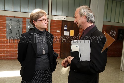 red. prof. dr. Marjeta Ciglenečki, Filozofska fakulteta UM in prof. dr. Oto Rimele, prorektor za področje umetnosti UM