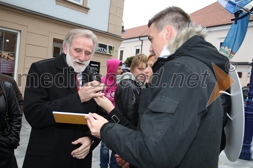 Matjaž Zanoškar, župan občine Slovenj Gradec in Mitja Šeško, EPK