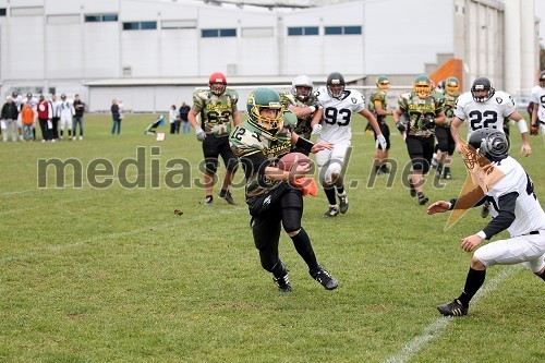 Robi Fišer, igralec ekipe Maribor Generals in igralec ekipe Zagreb Raiders