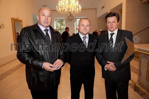 Milan Mikl, podžupan MOM, Franc Kangler, župan MOM in Gregor Pivec, predsednik SDS Maribor