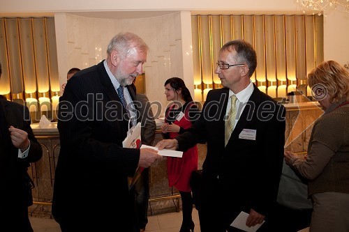 Dr. Dimitrij Rupel, nekdanji zunanji minister in dr. Darko Friš, organizacijski odbor simpozija