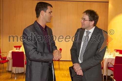 dr. Alenksandar Kešeljević, Ekonomska fakulteta v Ljubljani in dr. Matej Accetto, Pravna fakulteta v Ljubljani