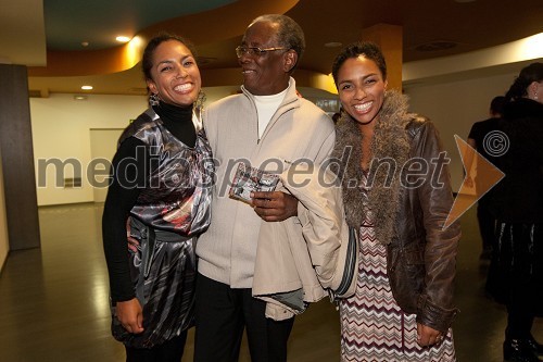 	Irena T. Yebuah, Leticia Slapnik Yebuah in oče Robert