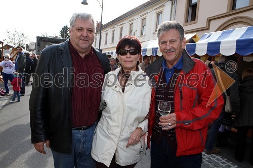 ..., ... in Anton Kampuš, župan Gornje Radgone