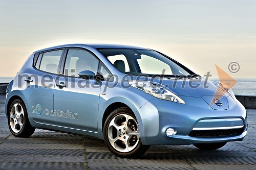 Nissan Leaf polni akumulatorje s sončno energijo