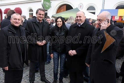 	Franc kangler, župan MOM, Tomaž Kancler, Milan Mikl, Astrid Bah in Janez Ujčič, podžupani MOM