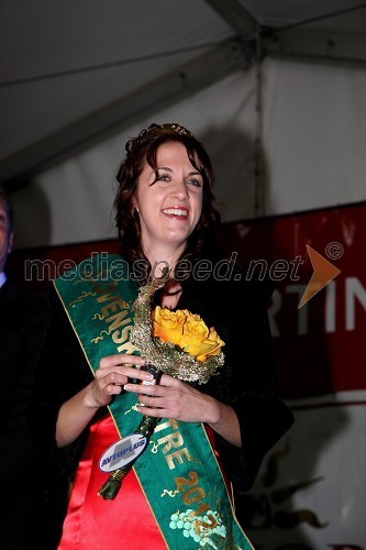 Tina Lakošeljac, vinska kraljica Slovenske Istre 2011