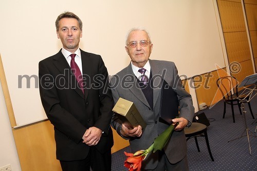 Prof. dr. Samo Fošnarič, dekan Pedagoške fakultete UM in prof. dr. Borut Belec