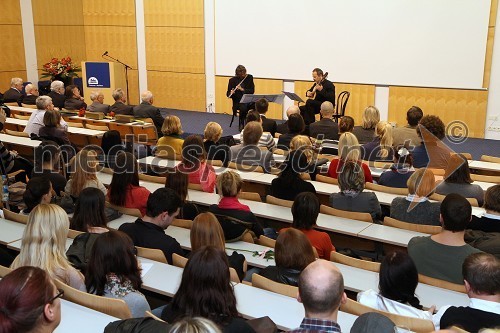 Cveto Kobal in Žarko Ignjatović, profesorja glasbe na Pedagoški fakulteti UM