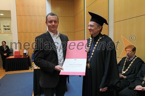 Prof. dr. Milan Zorman, Fakulteta za elektrotehniko, računalništvo in informatiko Univerze v Mariboru in prof. dr. Danijel Rebolj, rektor Univerze v Mariboru	 
