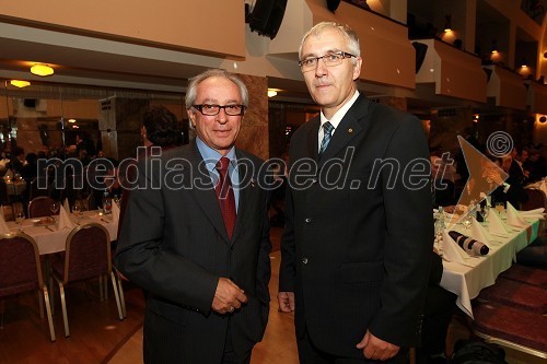 Vito Ippolito, predsednik FIM (Mednarodna motociklistična zveza) in Danijel Starman, predsednik AMZS