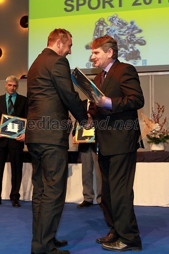 Andrej Matjašec, Speedway Team Lendava in Boris Kotnjek, predsednik AMZS Šport