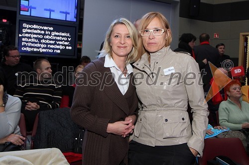 Branka Breznik, producentka RTS in Cvetka Žirovnik