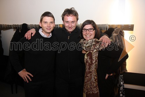 Dejan Levanič, Peter Srpčič, direktor Mestnega gledališča Ptuj in Petra Kurnik, Mestno gledališče Ptuj