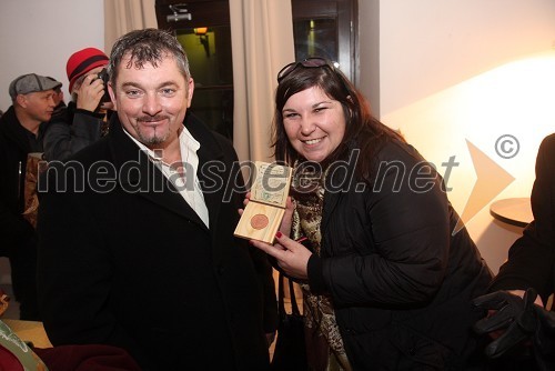 Baron Janez Golc, plemeniti Jakob Breuner Markovski, princ karnevala 2011 in Petra Kurnik, Mestno gledališče Ptuj