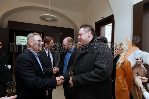 Milan Razdevšek, direktor Zavoda za turizem Maribor in Vinko Mandl, vodja posebnih projektov pri Perutnini Ptuj