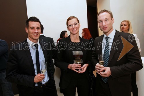 Igor Koščak, Simona Felser in Uroš Bračko