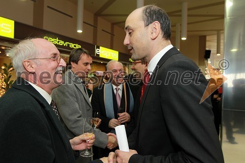 	Srečko Pirtovšek in Matjaž Kovačič, predsednik uprave NKBM