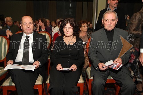 Vinko Rous, podžupan Občine Gornja Radgona, njegova soproga in in Andrej Husar, odvetnik