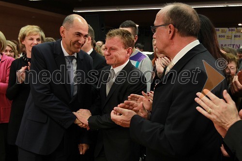 Janez Janša in Franci Matoz, odvetnik