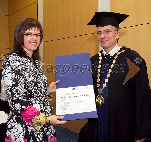 Dr. Maja Ivana Smodiš Škerl, Fakulteta za kmetijstvo in biosistemske vede Univerze v Mariboru in prof. dr. Danijel Rebolj, rektor Univerze v Mariboru