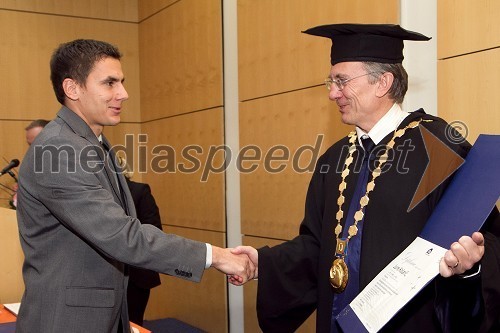 Dr. Jure Kolarič, Fakulteta za kmetijstvo in biosistemske vede Univerze v Mariboru in prof. dr. Danijel Rebolj, rektor Univerze v Mariboru