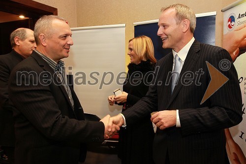 Damjan Damjanovič, direktor Slovenske filharmonije in Matej Potokar, generalni direktor Microsoftove skupine za storitve (Microsoft Services) v regiji Srednje in Vzhodne Evrope; Ljubljana, predsednik Ameriške gospodarske zbornice (AmCham)