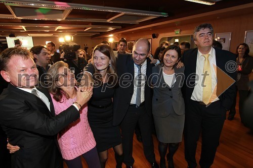 Franci Matoz, odvetnik, ..., Urška Bačovnik Janša, Janez Janša in Andreja Zver, dr. Milan Zver, evropski poslanec,